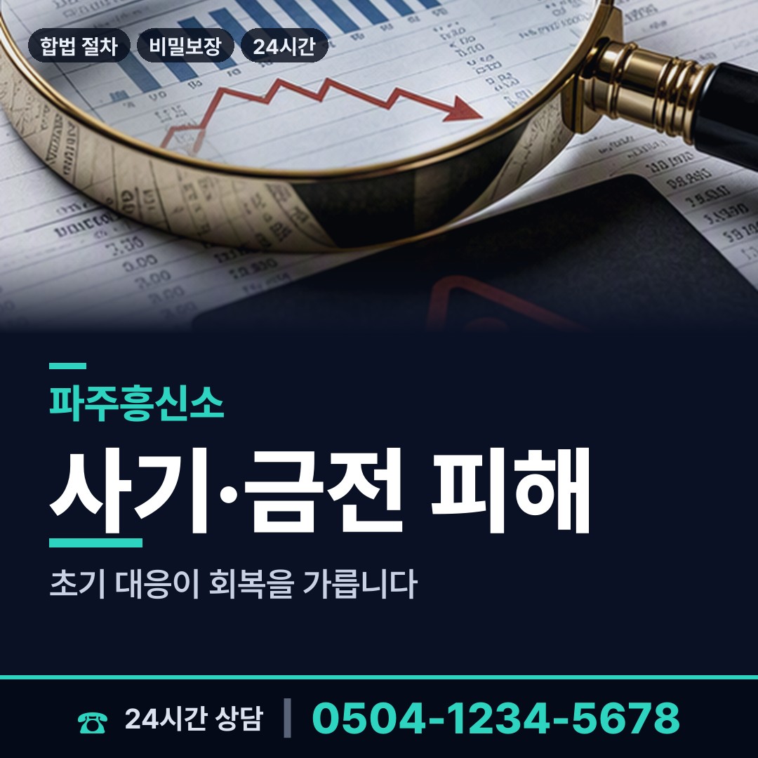 파주 교하동 평판확인 상담 안내
